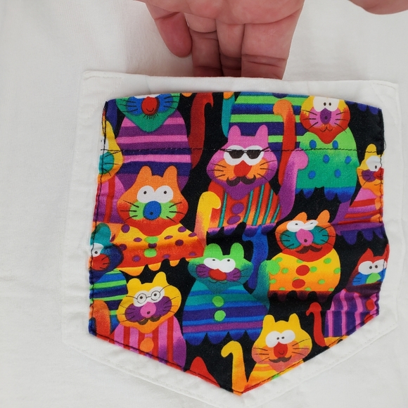 alore vtg heavy short sleeve cat tee OS(2X) - Picture 9 of 9